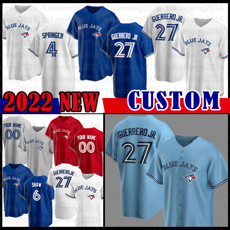 

Vladimir Guerrero Jr. Bo Bichette Toronto Blue Baseball Jersey Jays Mens George Springer Women Yusei Kikuchi Youth Cavan Biggio Randal Grichuk Nate Pearson Chapman, Flex base(size:m-3xl)lanniao