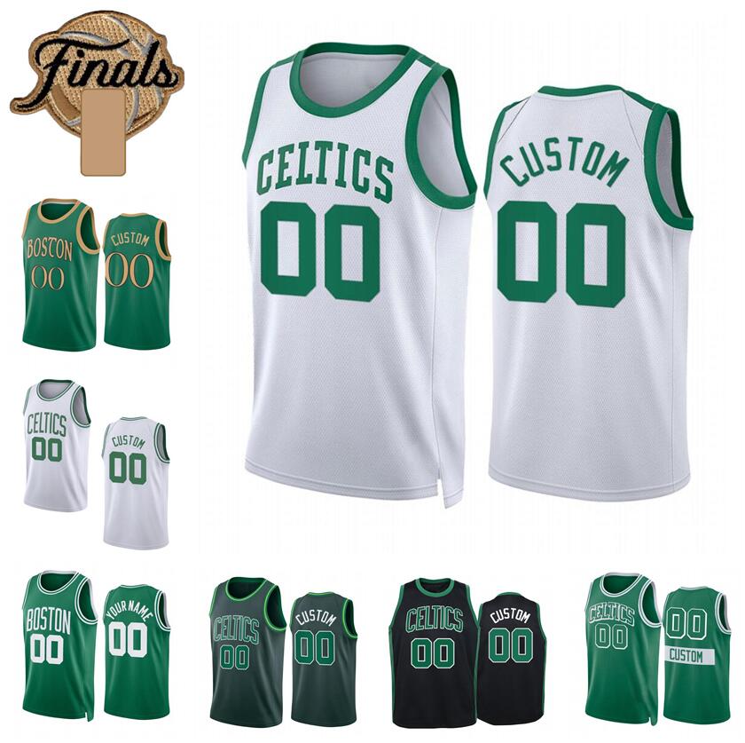 

Custom Basketball finals jersey Jayson Tatum #0 Jaylen Brown #7 Marcus Smart #36 #42 Horford 2022-23 city jerseys 03, Customize (message name number)