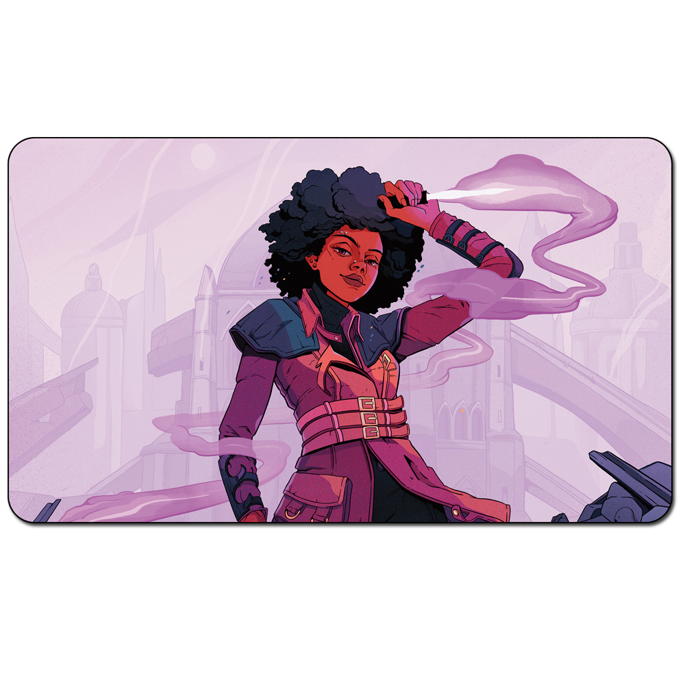 

TCG Playmat Magic Board Game Playmat: KAYA, GHOST ASSASSIN 60*35cm size Table Mat