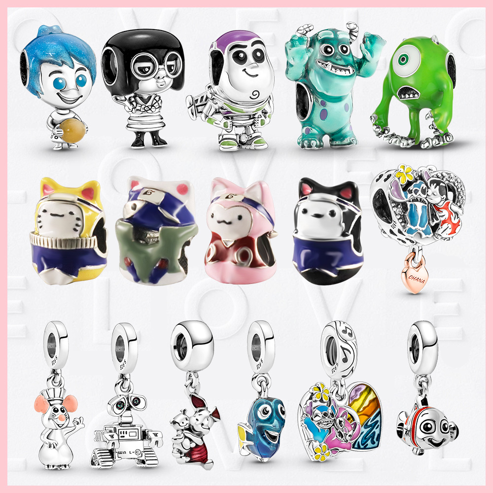 

925 Sterling Silver Dangle Charm New Spring Collection Silver Hammer Shield Beads Bead Fit Pandora Charms Bracelet DIY Jewelry Accessories