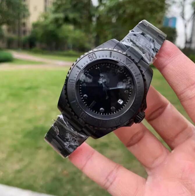 

U1 Watch Mens Designer mechanical Men automatic black shell luminous men's steel belt three needle calendar quality fashion charm men's Watches, Water proof 50m
