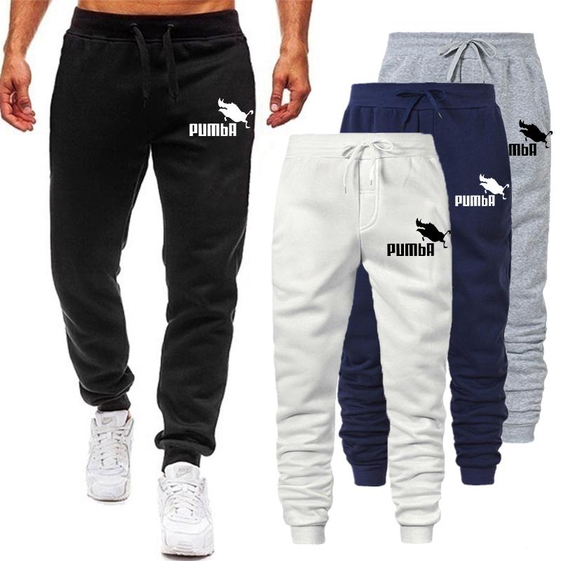 

Men' Pants Pumba Print Men' Jogging Trousers Autumn Winter Gyms Men Joggers Sweatpants Sporting Clothing Male Sports SportswearMen, Black