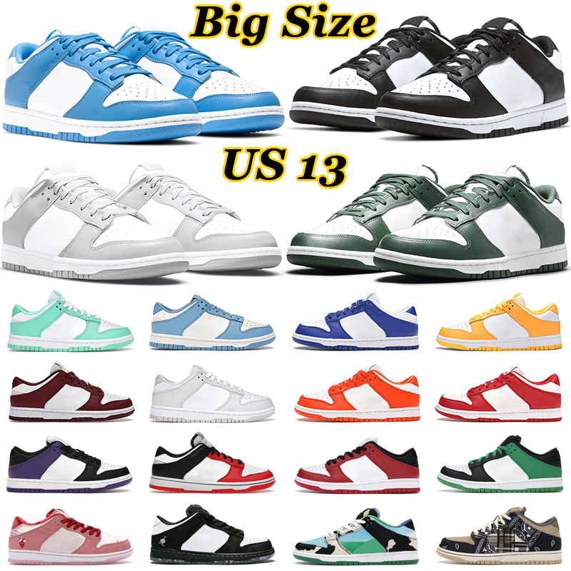 

Designer Big Size US 13 Casual Shoes Dunks Lows Men Black White UNC Syracuse Kentucky Court Purple Photon Dust Tone Grey Fog Mens Women Trainers Sports Sneakers Dunksb, 29
