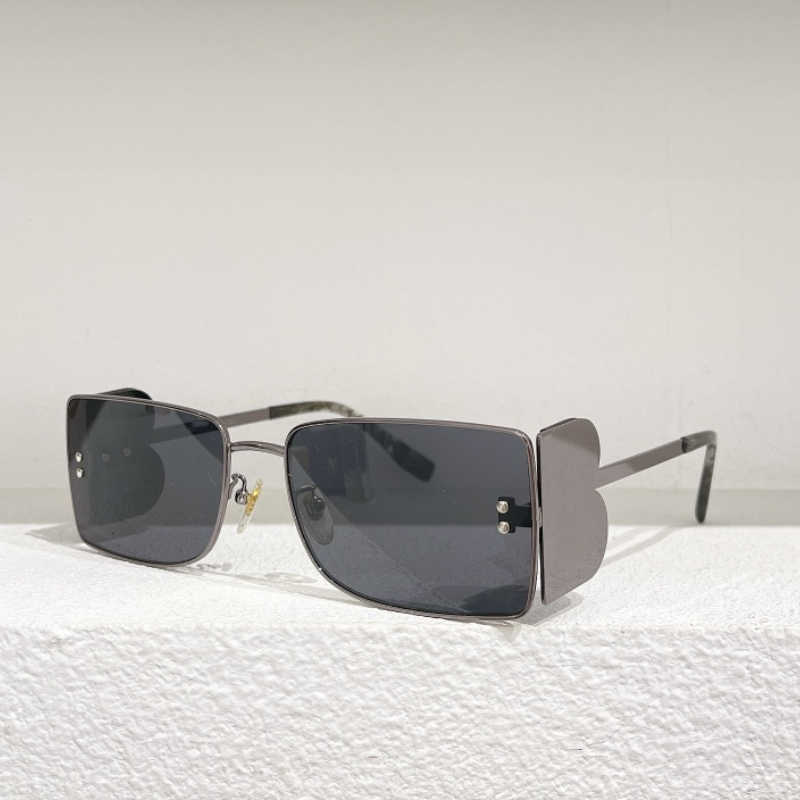 

Luxury Sunglasses Men Women Brand Designer Sunglass Small Square Metal Frame Double B Letter Legs Simple Fashion Style Protective Glasses BE3110 UV400