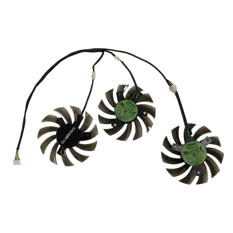 

Fans & Coolings 3Pcs/Set T128010SU GPU VGA Fan For GIGABYTE R9 290 R9290X GV-R929XOC GTX580 N6700C N6800C N7700C GTX770 760 680 Card Cooling