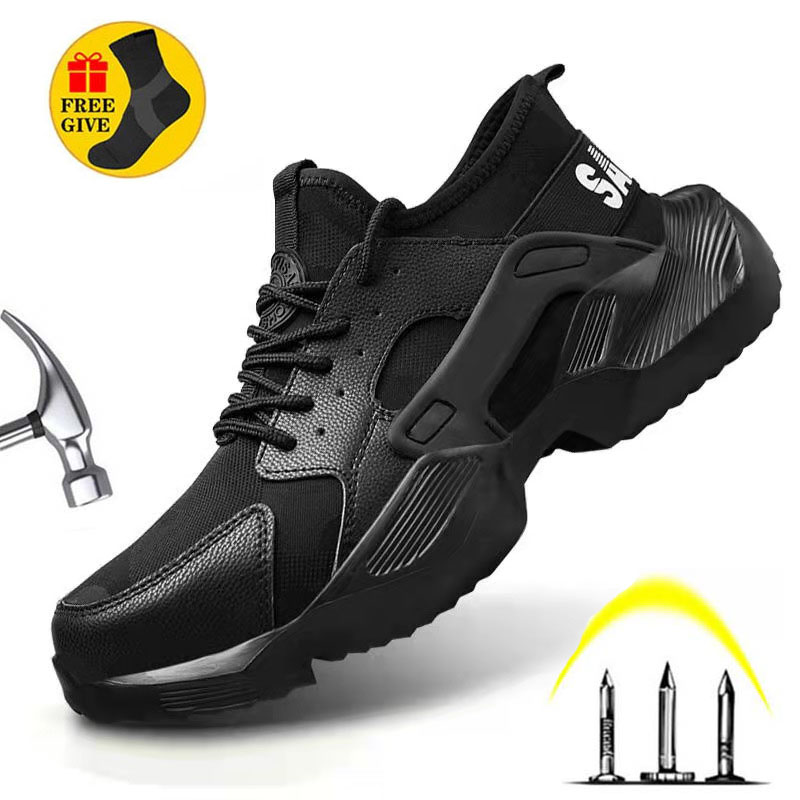 

Wholesale Light And Breathable Brand Safety Shoes Men Work Boots Safety Shoes Steel Toe Cap, No.1