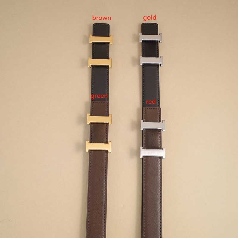 

Designer Belt Letters Gold Silver Buckle Men Womens Cassic Fashion Belts 4 Color High Quality, Red