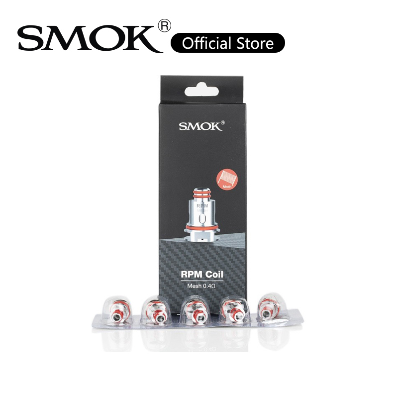 

Smok RPM Coil 0.4ohm .6ohm .3ohm 0.8ohm 1.0ohm 1.2ohm DC MTL Mesh Coils For RPM40 IPX80 Nord 4 Kit 100% Authentic