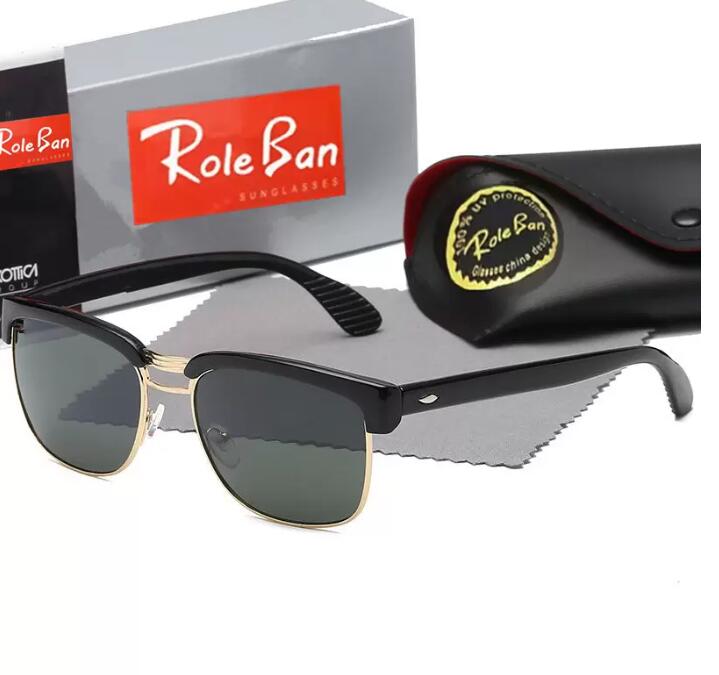 

Men Role Ban Classic Brand Retro women Sunglasses 2022 Luxury Designer Eyewear Ray Band 3016 Bands Metal Frame Designers Sun Glasses Woman