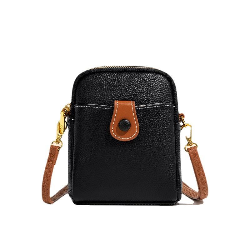 

Evening Bags Real Leather Mobile Phone Bag Women's 2022 Shoulder Small Spring Summer Casual Luxury Designer Cross Body Handbags, White