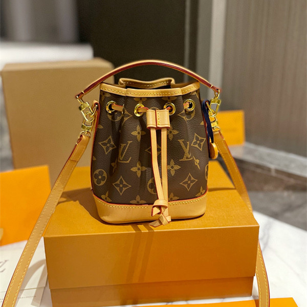 2022 Louis Vuitton Nouveau sac de seau Old Flower Nano Series Exécution exquise avec sac à poussière Facture Box
