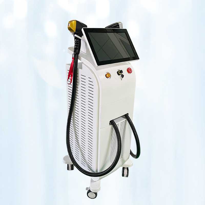 

The New Double Handle Diode Laser Hair Removal Machine awesome whole sales price spa clinic use