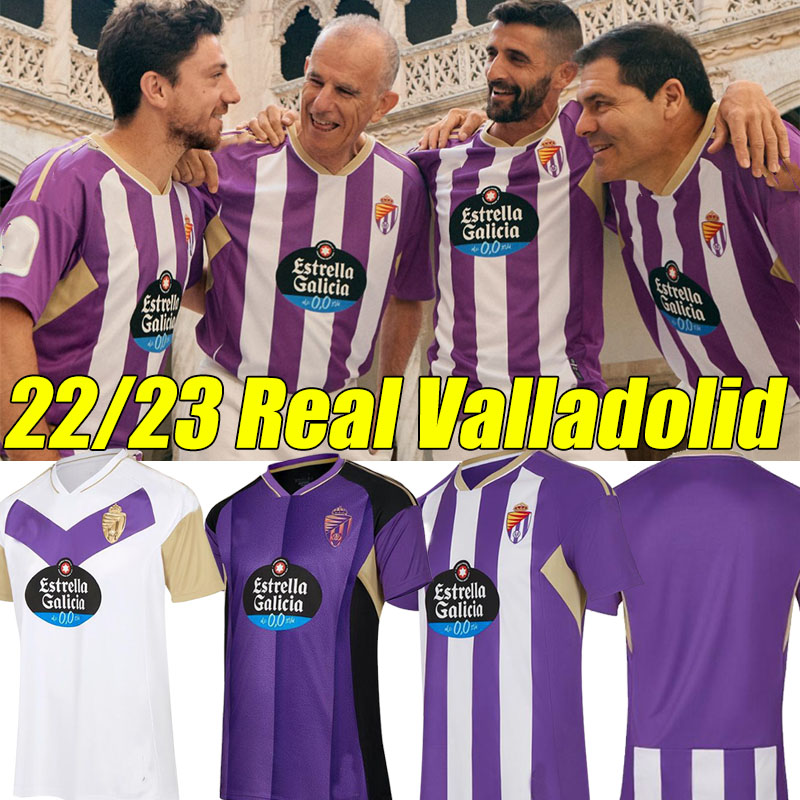 

22/23 Real Valladolid WEISSMAN soccer jerseys 2022 2023 SERGI GUARDIOLA CAMISETA MARCOS ANDRE OSCAR PLANO Football Shirt R.ALCARAZ TONI VILLA L.OLAZA Men Kids kit, 22-23 home