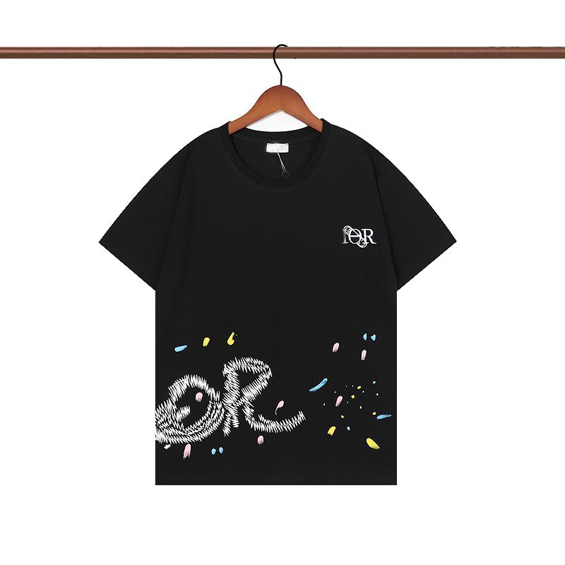 

Men's T-Shirts Classic Personality T-Shirt HD Printed Rock Brand Arrival Loose High Quality Short Sleeves Comfortable And Breathable For SuM, As the picture shows