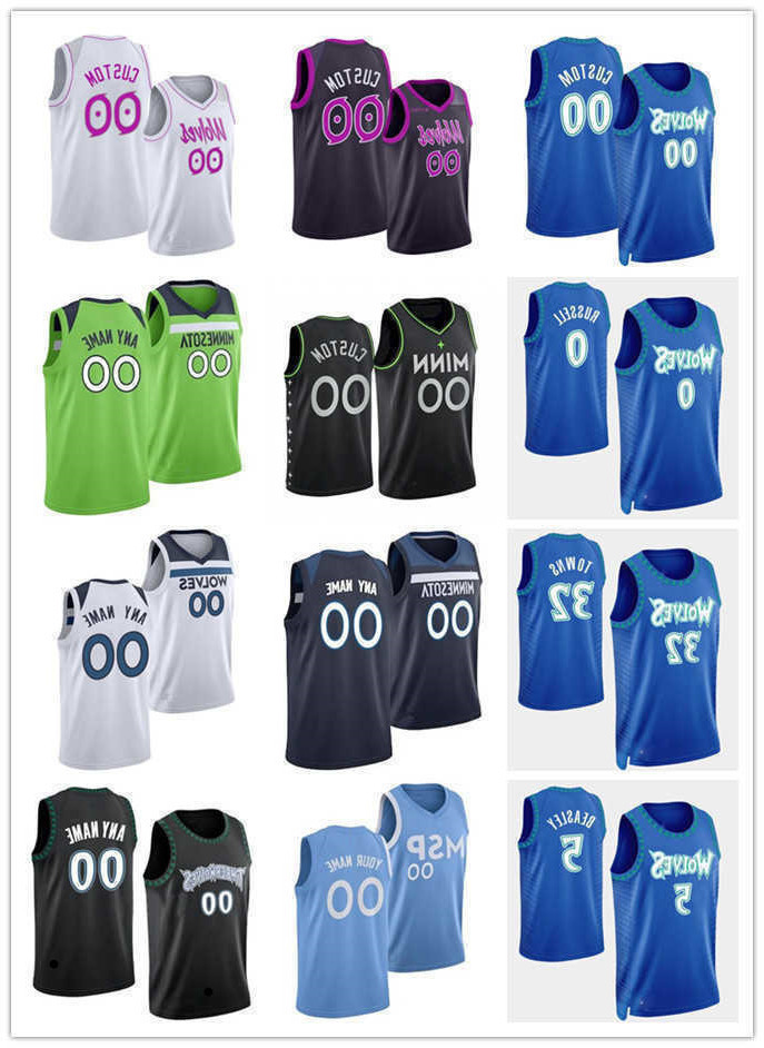 

75th Custom Jersey Minnesota''Timberwolves''Men Women Youth 12 Taurean Prince 11 Naz Reid 8 Jarred Vanderbilt 3 Jaden McDaniels Basketball Jersey, Color