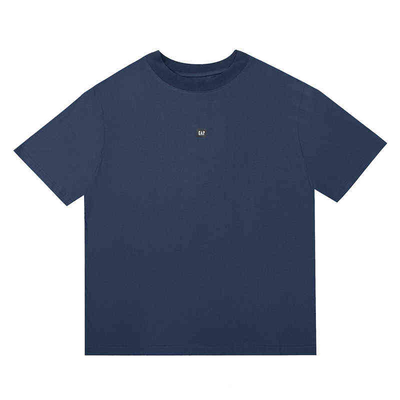 

Quality Simple Style Fabric Oversized T-shirt High Street Leisure Short Sleeve Top T220721, Ga220
