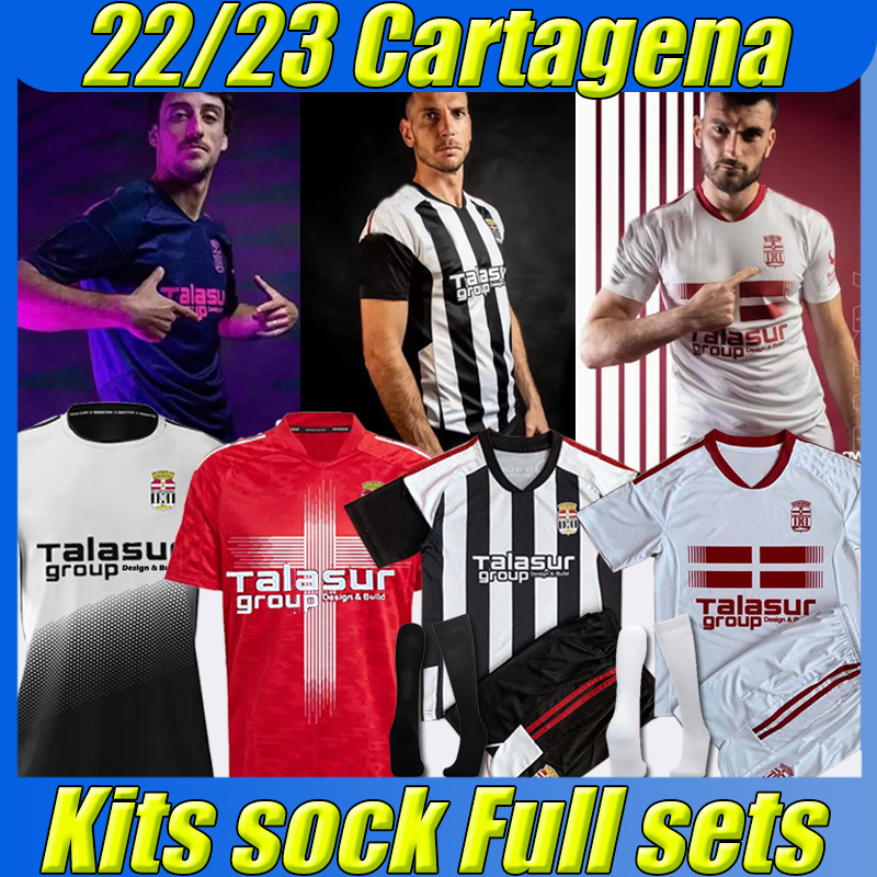

22/23 FC Cartagena soccer jerseys 2022 2023 RUBEN CASTRO GALLAR BULKA HARPER AGUZA CLAVERIA DELMAS JERSEY Hombres Ninos football shirts home away uniform, Katahena 22-23 away