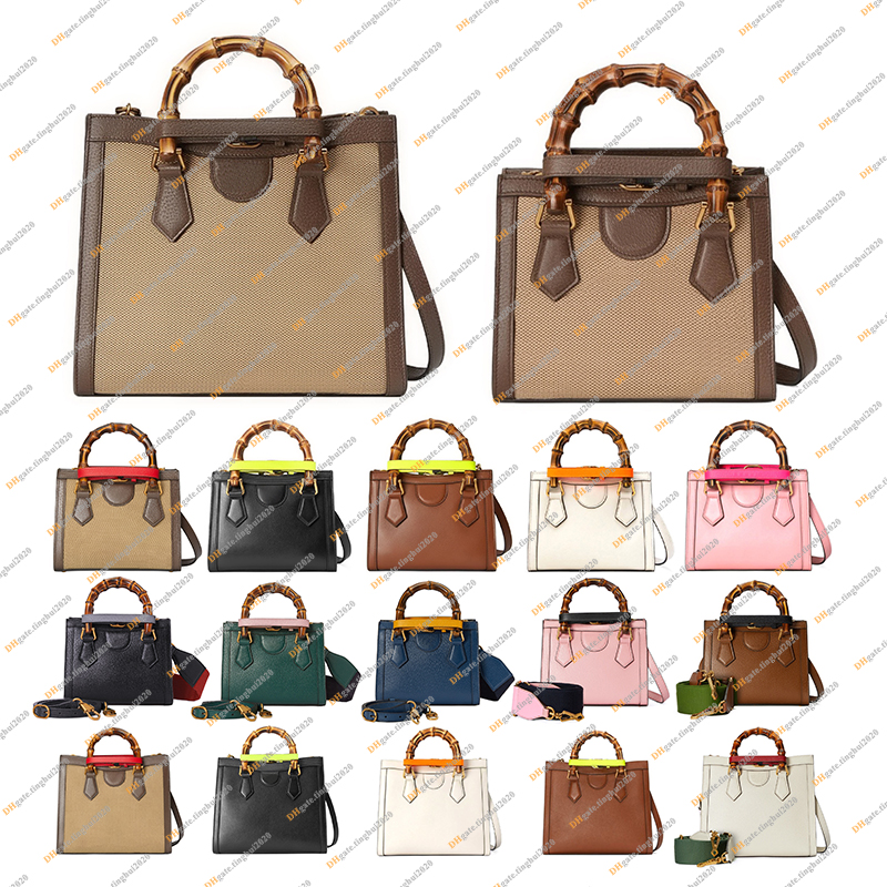 

Ladies Fashion Casual Designe Luxury Diana Bamboo Bag TOTE Handbag Crossbody Shoulder Bag High Quality TOP 5A 2 Size 655661 660195 702732 702721 Purse Pouch, 20cm camel & brown 1/with dust bag