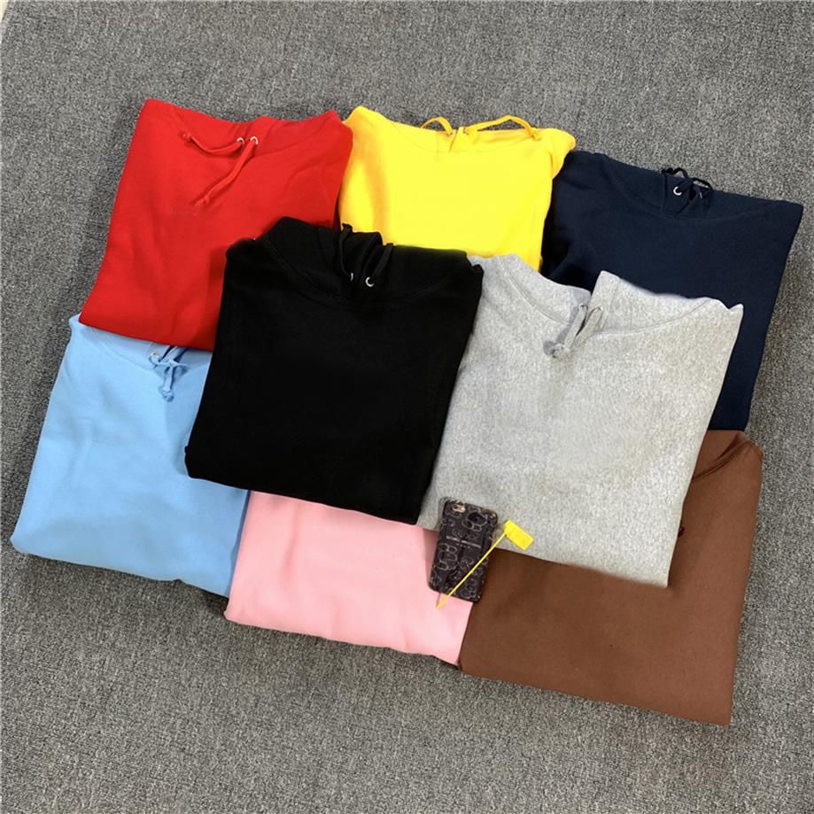 

19SS Box top Embroidery Hooded Sweatshirt Men Women Couple Hoodies Fashion Casual High street hiphop Outwear238D, Royal blue