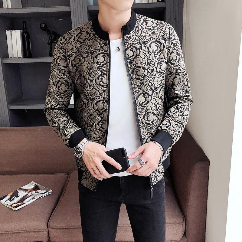 

Men's Jackets Jacket Jaqueta Masculina 2022 Spring Men Zipper Bomber Streetwear Men's Casual Vintage Slim Fit CoatMen's, Black