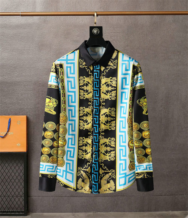 

designer Mens Shirts Fashion Casual Printed Super High Quality button up shirt Long Sleeve Womens Shirts Multiple Styles Autumn Wear #hc99, Color