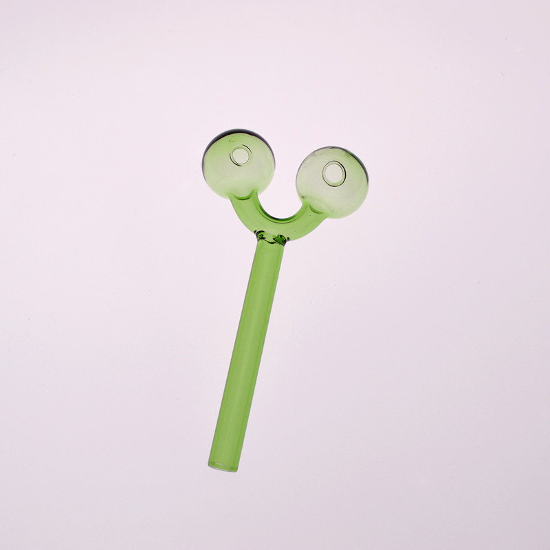 

Glass Oil Burner Slingshot Pipes clear multicolor Smoking Tube Water Pipe for Hookah Shisha dab Rigs Bongs