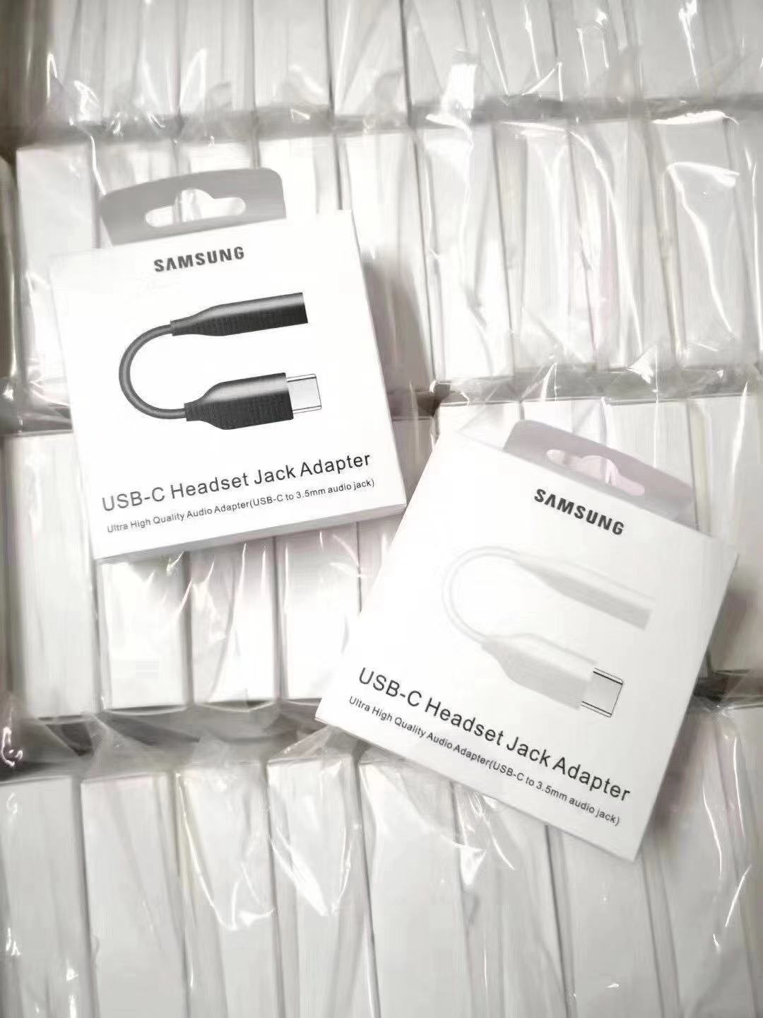 

original samsung note 10 jack adapter earphones aux cable A70 audio headphone cable note10 USB C headset S10 NOTE22 PRO PLUS With retail packaging