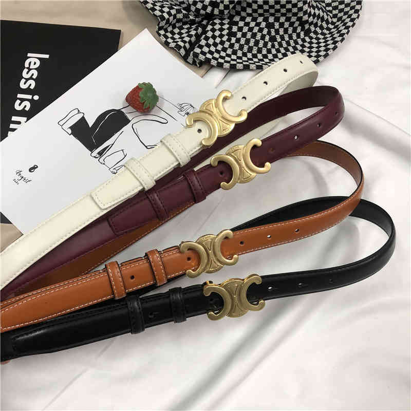 

Belts Designer Luxury Easy to go Arc de Triomphe belt women's fashion decoration with skirt, suit, sweater, belt, versatile jeans 0RKP, Black