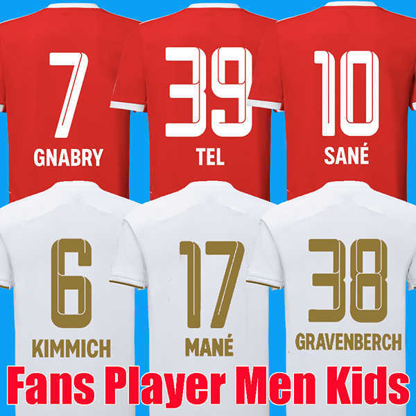 

22 23 Bayern Munich soccer jersey DE LIGT TEL SANE 2022 2023 football shirt HERNANDEZ GORETZKA GNABRY camisa de futebol top thailand men, Away