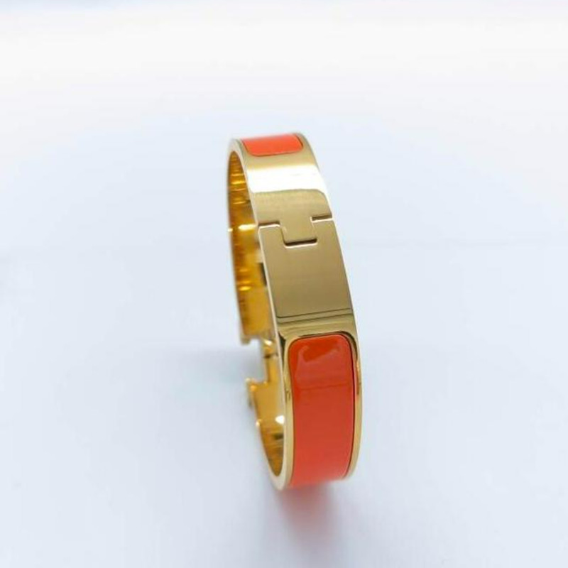 

Bracelets Bangle designer jewelry bracelet High quality stainless steel man mens 18 color gold buckle 17 19 size for men and woman fashion Jewelry love Enamel Bangles