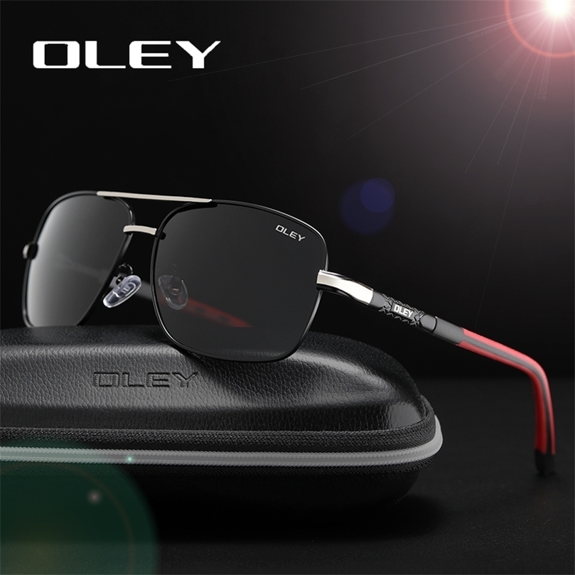 

OLEY Brand Polarized Sunglasses Men Fashion Eyes Protect Sun Glasses With Accessories Unisex driving goggles de sol 220616