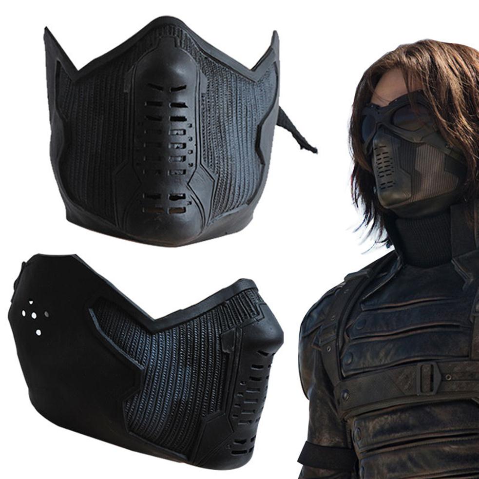 

Cosplay Winter Soldier Cosplay Latex Mask Halloween Christmas Props245f