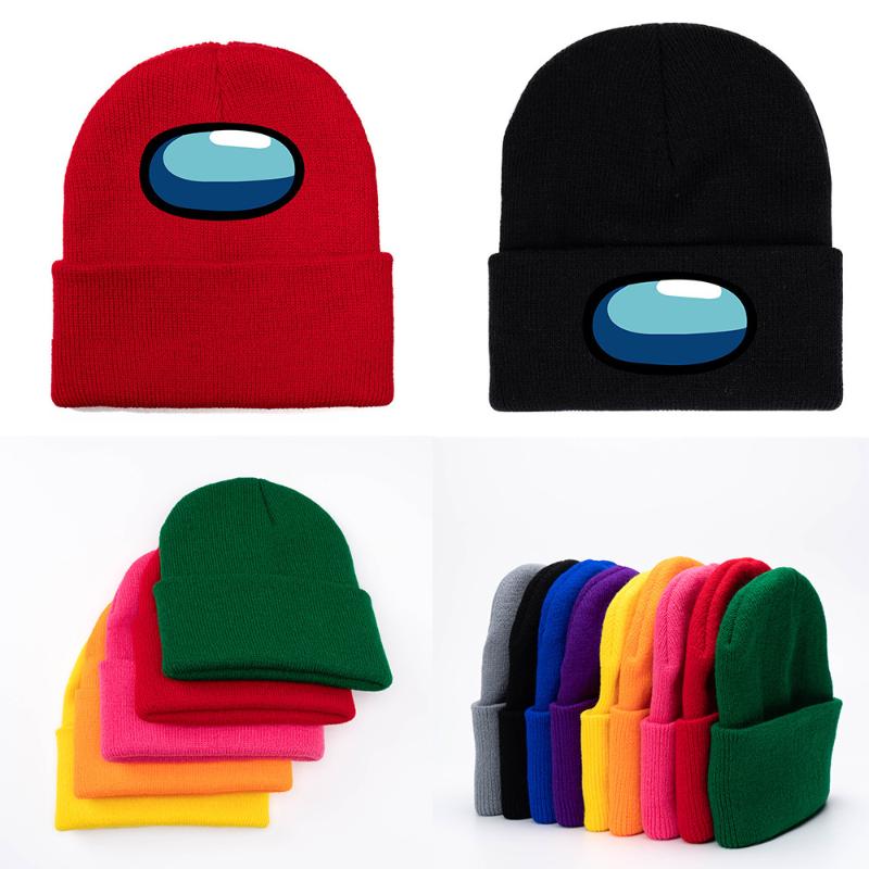 

Berets Among Crewmate Impostor US Knitted Hats Hip Hop Caps For Youth, 12
