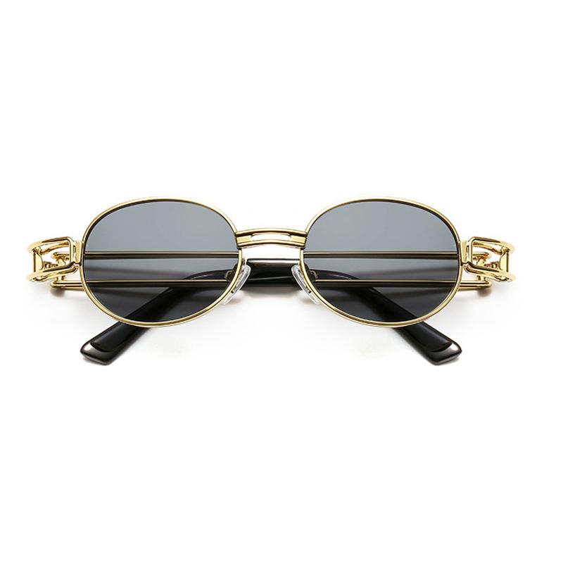 

Sunglasses Fashion Round Women Men Vintage Metal Frame Steampunk Sun Glasses Shades UV400 Oculos EyewearSunglasses