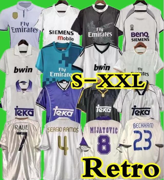 

FIGO Real MadridS Retro Soccer Jersey Football GUTI Ramos HIERRO SEEDORF CARLOS 13 14 15 16 17 ZIDANE Beckham RAUL REDONDO 94 95 96 97 98 99 00 01 02 03 04 05 06 07