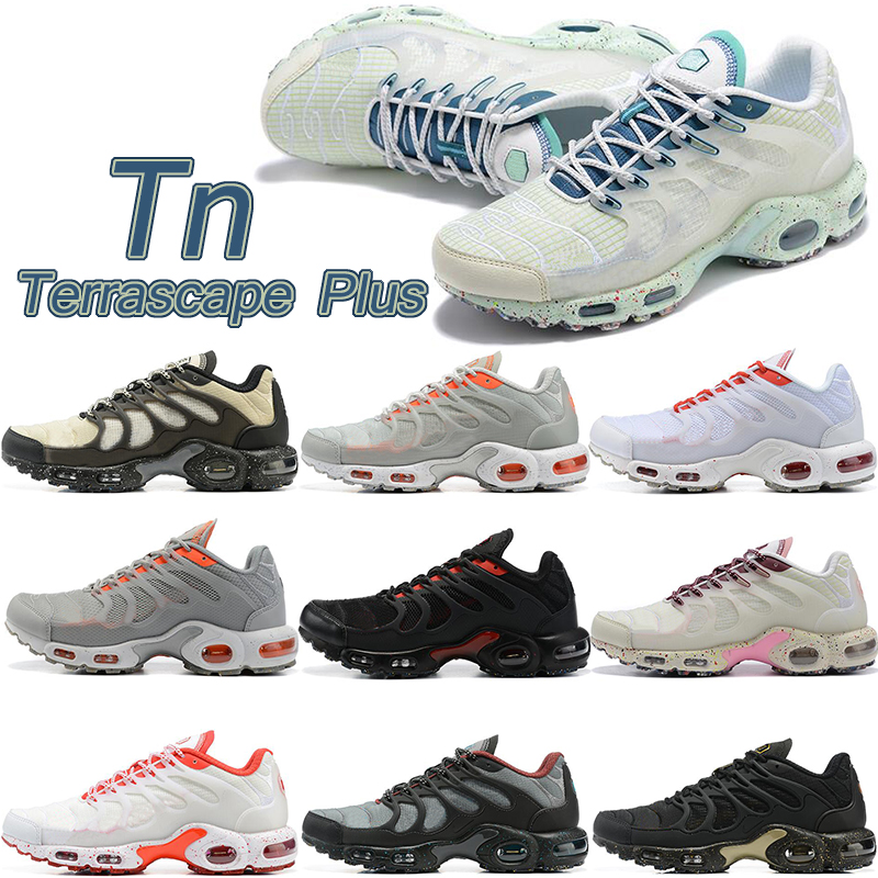 

2022 New TN Terrascape Plus men women running shoes Surfaces in Green Sea Glass Black Red mens fashion sports pink sneaker outdoor size 40-46, Please leave a message