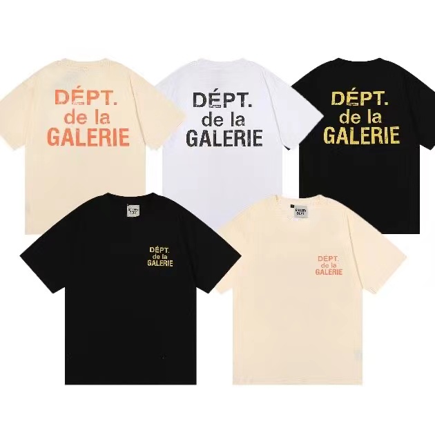 

Mens galleryes T shirt Designer T shirts Letters Printed graphic tees Cotton Round Neck short sleeve Casual Summer Breathable Clothing Quality Clothes Couples