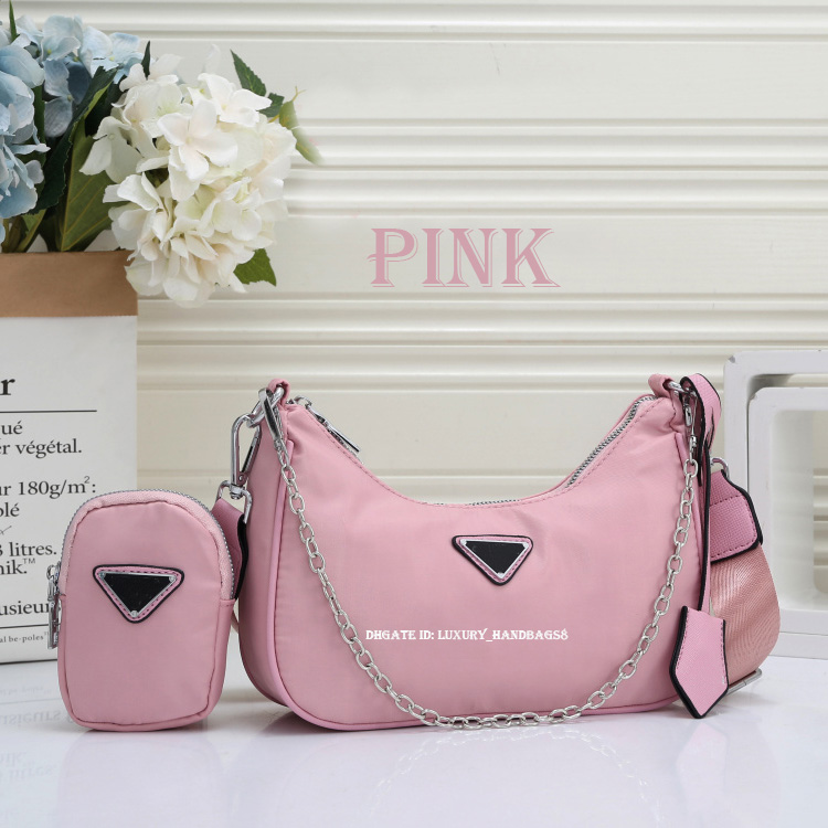 

Women Luxurys Designers Bags 2022 Chest pack lady Tote chains handbags messenger backpack nylon Crossbody bag European and American fashion wild