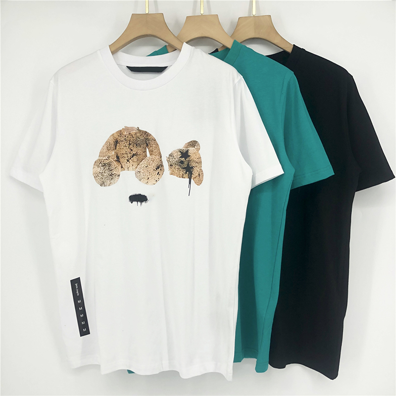 

Summer Mens Womens Designers T Shirts For Men s Fashion Bear Tops Luxurys Letter Embroidery Tshirts Clothing Chothes The New Short Sleeved couple Tshirt 88