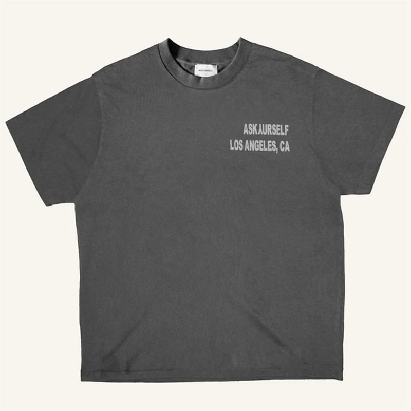 

2022ss 4Colors T-shirt Men Women 1 High Quality Chest Logo Tee Loose Tops Vintage Black Short Sleeve