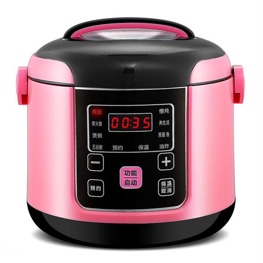 

2L Smart Electric Rice Cooker Intelligent Automatic Kitchen Cooker Portable Preservation Rice Cooking Machin Multicooker249y