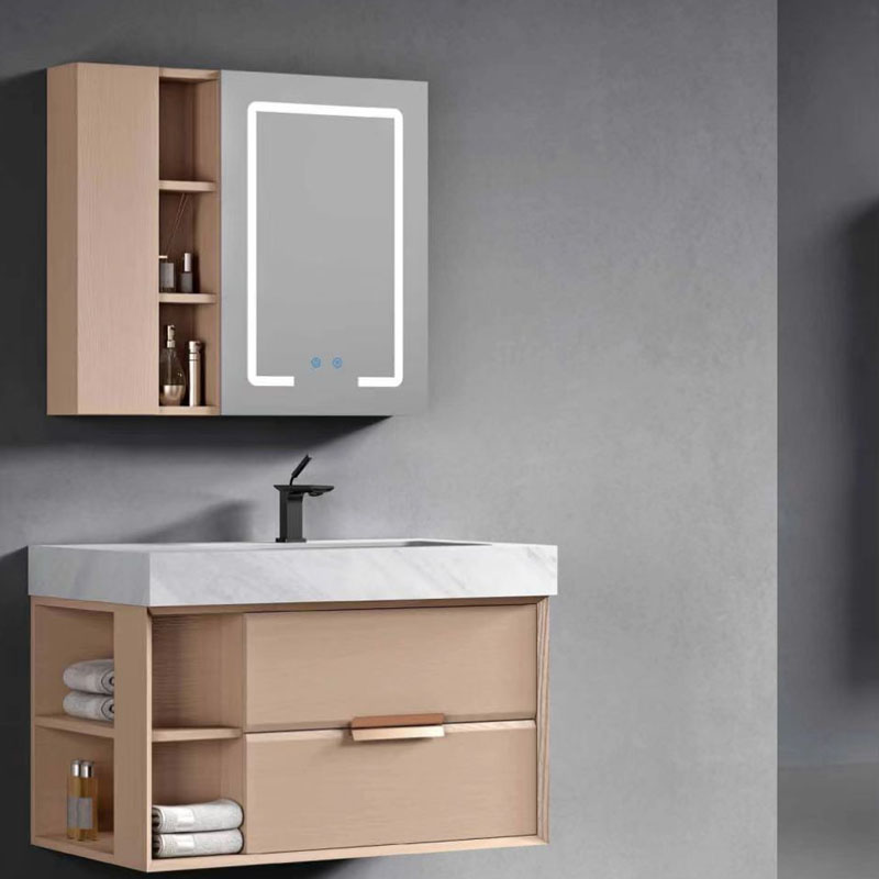 Pias do banheiro Cabines de banheiros inteligentes Combinação de armário moderno simples luz de luxo de luxo lavatório