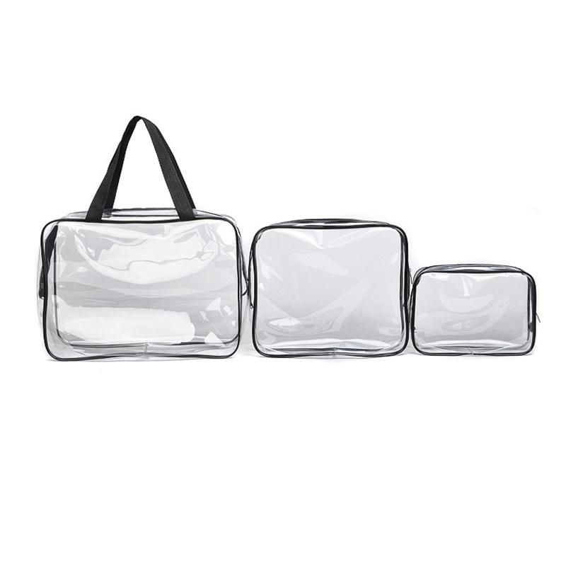 

Cosmetic Bags & Cases Women Portable Travel Wash Bag Female Transparent Waterproof Makeup Storage Pouch Large Capacity Organizer Beauty Case