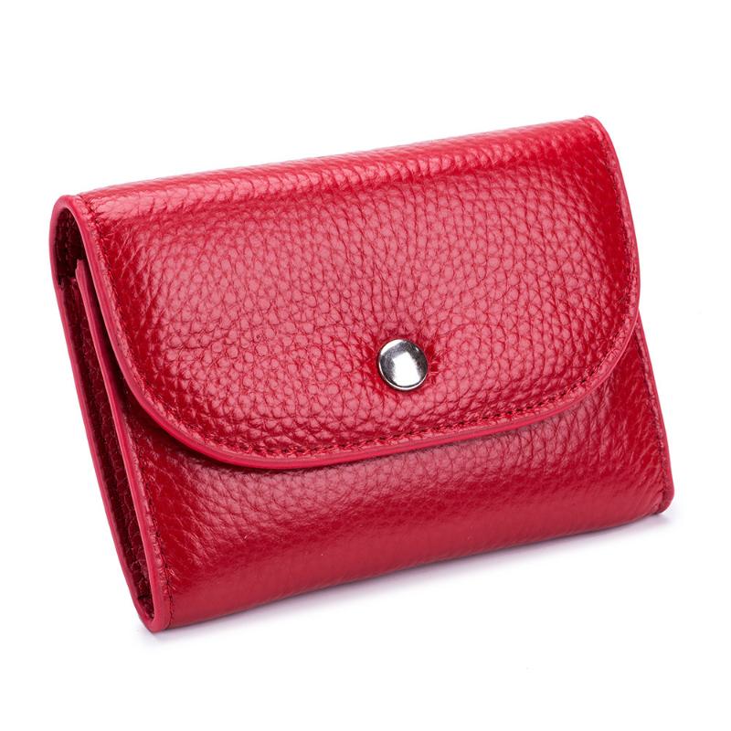 

Wallets Genuine Leather Wallet Women Casual Simple Female Short Small Coin Purse Card Holder Men Money Bag With Zipper PocketWallets, Blue
