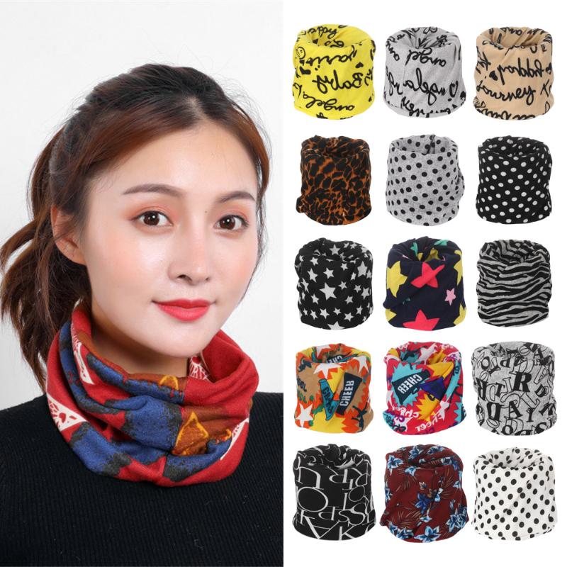 

Bandanas 1PC Unisex Colorful Foulard Soft Cotton Warm Neck Scarf Collar Magic Bandana Face Cover Outdoor Sports Running Cycling Accessory