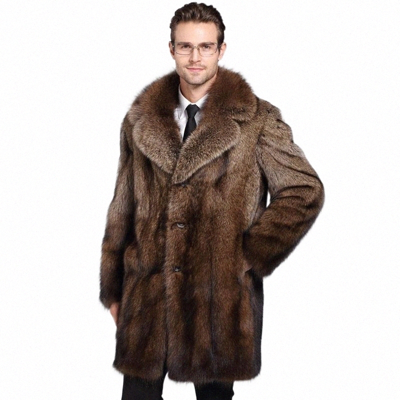 

men' Jackets Zaoshu Fishing Mink Coat 2021 Haining Whole Imitation Fur p6AD#, See chart