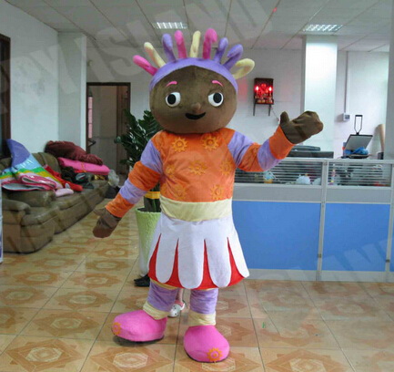 

Mascot doll costume Garden Baby Mascot Costume fancy dress Upsy Daisy Mascot Halloween party Birthday party Outdoor Cartoon performance, As show