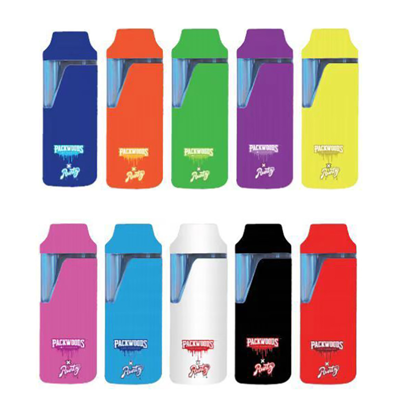 

Runtz x Packwoods Disposable vape pens 380mAh E cigarettes Rechargeable Battery Empty Vape Pen 1ml Vaporizer with Packing