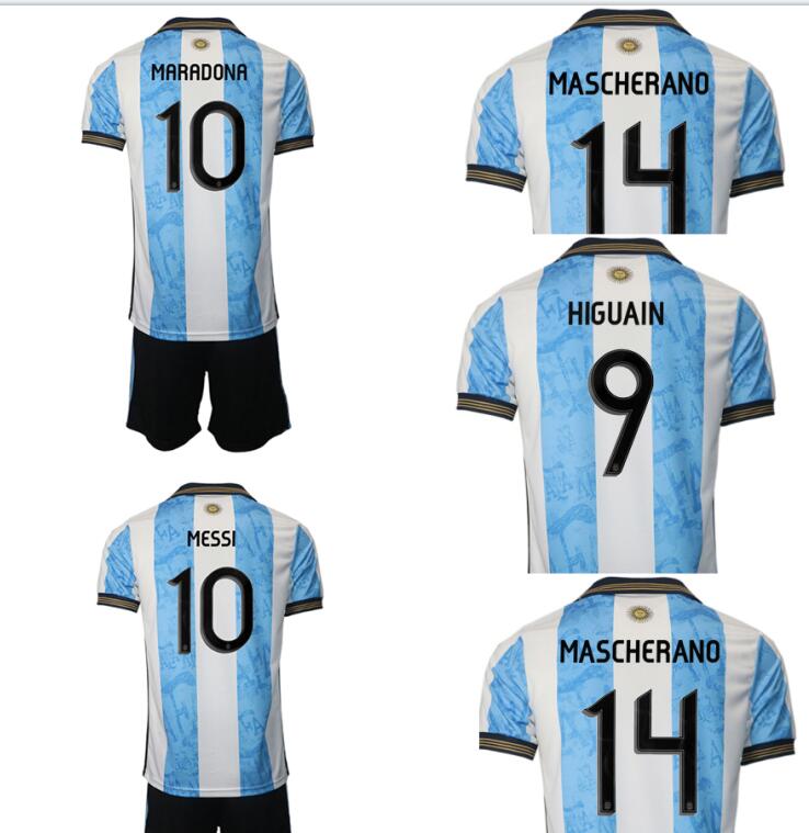 

22-23 Customized Soccer Jersey Sets Jerseys With Shorts men Custom 21 Dybala 11 Di Maria 22 L.MARTINEZ Soccer Jerseys Soccer Sets, 22-23 home