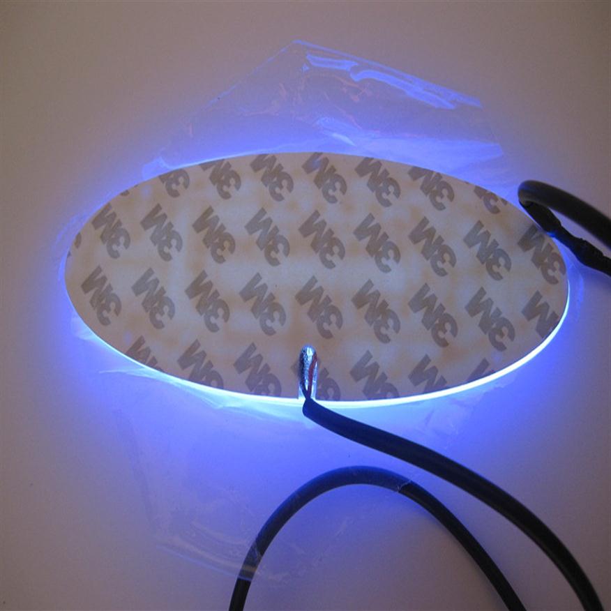 

145 x 56 mm LED Badges White Blue Red 4D LED Logo Lights Rear Emblem Symbols For Ford234R